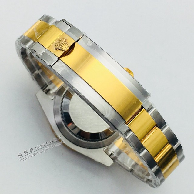 勞力士男士手錶 18K包金Rolex漸變鬼王 青銅器QTQ腕表表公社  gjs2136